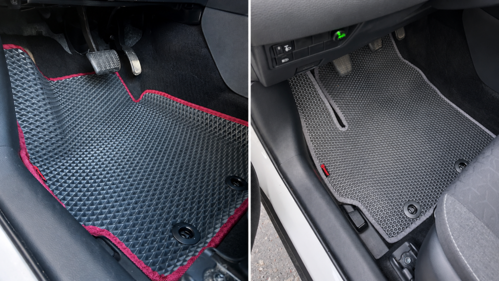 OMEVO EVA Fahrermatte in der klassischen Version und 5D PRO – Toyota Yaris Cross.
