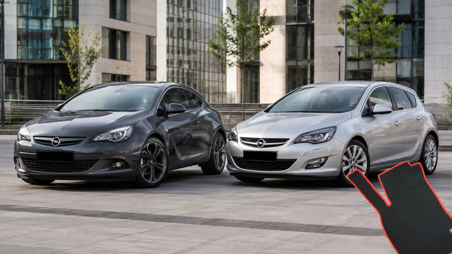 Fußmatten für Opel Astra J Hatchback / GTC — EVA, Gummi oder Velours?