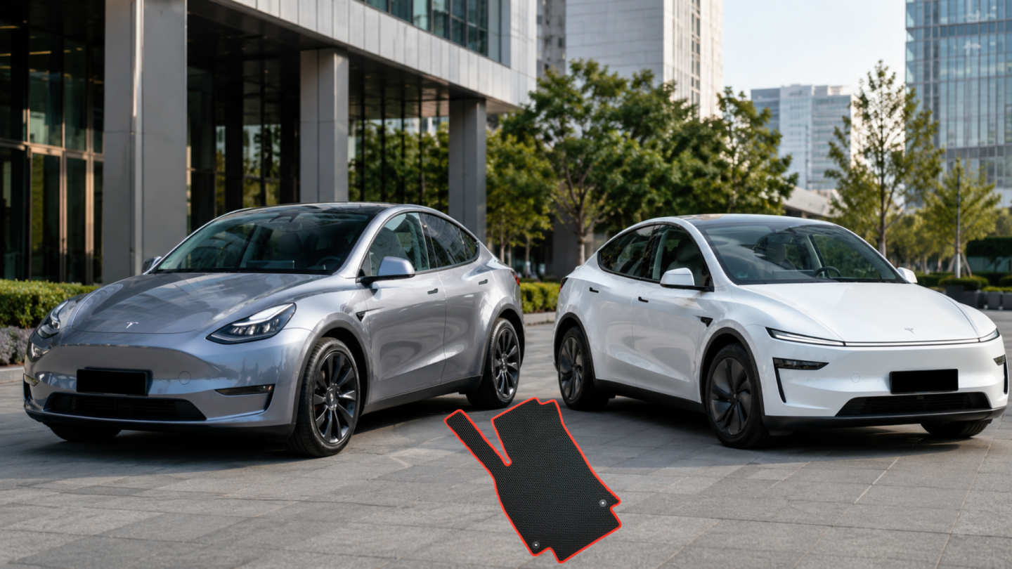 Fußmatten für Tesla Model Y — EVA, Gummi oder Velours?