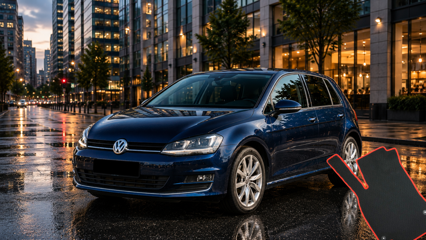 Fußmatten für Volkswagen Golf MK7 Hatchback — EVA, Gummi oder Velours?