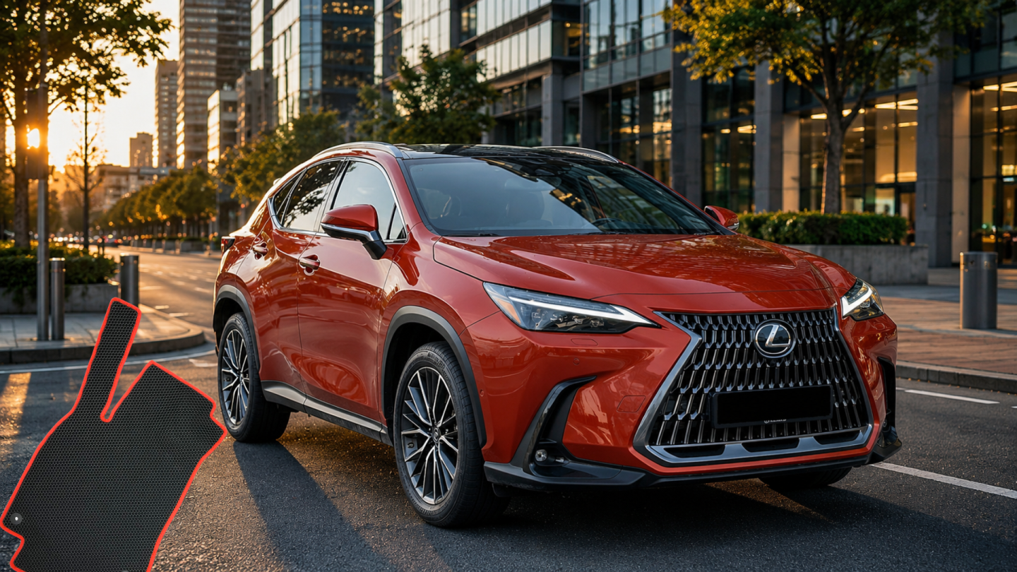 Fußmatten für Lexus NX 2. Gen — EVA, Gummi oder Velours?