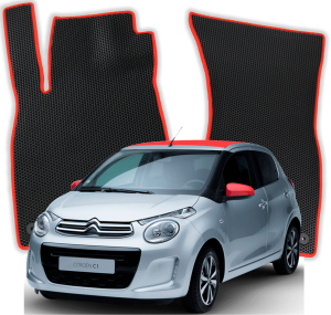 EVA Fußmatten für Citroën C1 2 gen Kompakt 5 Türer (2014-2022)