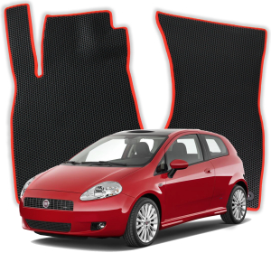 EVA Fußmatten für Fiat Grande Punto 1 gen Kompakt 3 Türer (2005-2012)