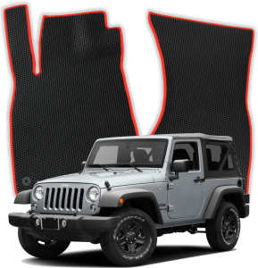 EVA Fußmatten für Jeep Wrangler JK 3 gen SUV 3 Türer Kurzversion (2006-2018)