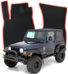 EVA Fußmatten für Jeep Wrangler TJ 2 gen SUV Cabrio (1996-2006)
