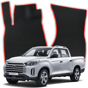 EVA Fußmatten für SsangYong Musso Grand 1 gen Pick-up 4 Türer (2018-2023)