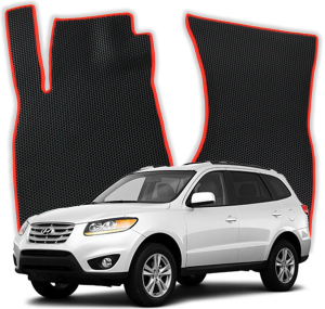 EVA Fußmatten für Hyundai Santa Fe 5-Sitzer nach dem Lift (nach 2010) CM 2 gen SUV (2006-2012)