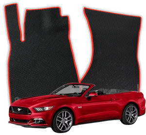 EVA Fußmatten für Ford Mustang USA edition GT 6 gen Cabrio (2015-2023)