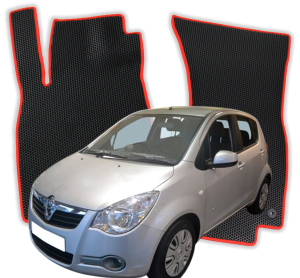 EVA Fußmatten für Opel Agila 2 gen Kompakt 5 Türer (2008-2014)