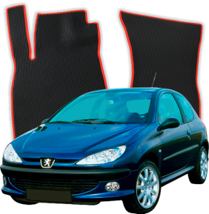 EVA Fußmatten für Peugeot 206 1 gen Kompakt 3 Türer (1998-2009)