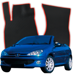 EVA Fußmatten für Peugeot 206 CC 1 gen Cabrio 3 Türer (1998-2009)