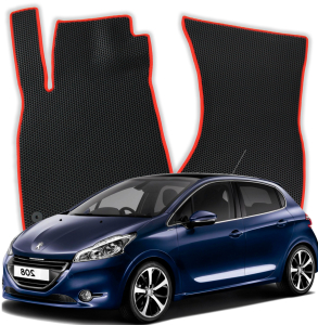 EVA Fußmatten für Peugeot 208 1 gen Kompakt 5 Türer (2012-2019)