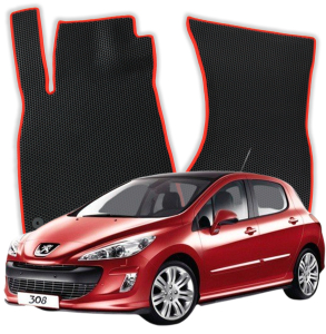 EVA Fußmatten für Peugeot 308 T7 1 gen Kompakt 5 Türer (2007-2013)