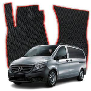EVA Fußmatten für Mercedes-Benz eVito 9-Sitzer W447 3 gen Minivan (2014-2025)