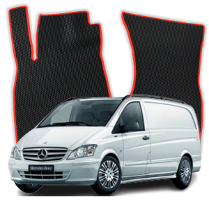 EVA Fußmatten für Mercedes-Benz Vito W639 2 gen Minivan 4 Türer Langversion (2003-2014)