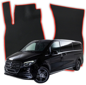 EVA Fußmatten für Mercedes-Benz V-Klasse Version mit Tisch W447 3 gen Van 5-Türer Extra Lang (2014–2025)