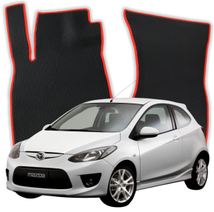 EVA Fußmatten für Mazda 2 DE/DH 2 gen Hatchback 3 Türen (2007-2014)