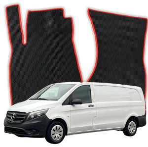 EVA Fußmatten für Mercedes-Benz V klasa Mixto Extralang Base 2-Sitzer W447 3 gen Minivan Extra Long (2014-2025)