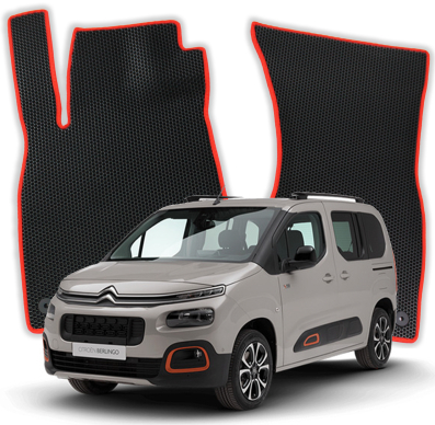 EVA Fußmatten für Citroën Berlingo 7-Sitzer K9 3 gen KombiVan Langversion (2018-2024)
