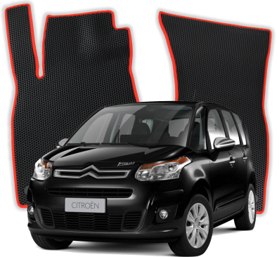 EVA Fußmatten für Citroën C3 Picasso 1 gen Minivan (2009-2017)
