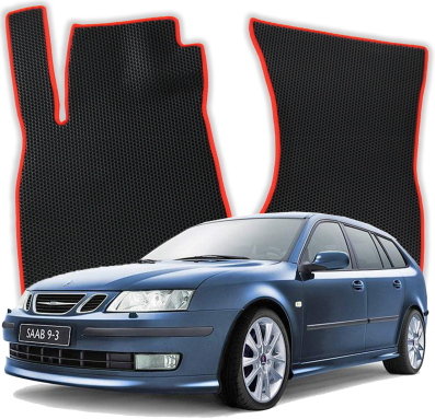 EVA Fußmatten für Saab 9-3 2 gen Kombi Englische Version (2002-2015)