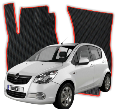 EVA Fußmatten für Opel Agila 1 gen Kompakt 5 Türer (2000-2007)