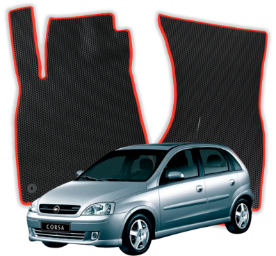 EVA Fußmatten für Opel Corsa C X01 3 gen Kompakt 3-Türer (2000-2006)