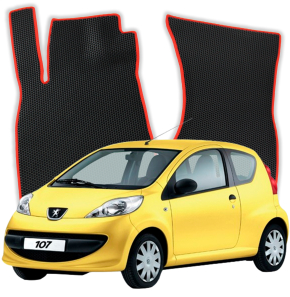 EVA Fußmatten für Peugeot 107 1 gen Kompakt 3 Türer (2005-2014)