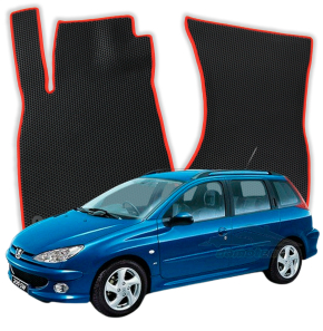 EVA Fußmatten für Peugeot 206 1 gen Kombi (1998-2009)