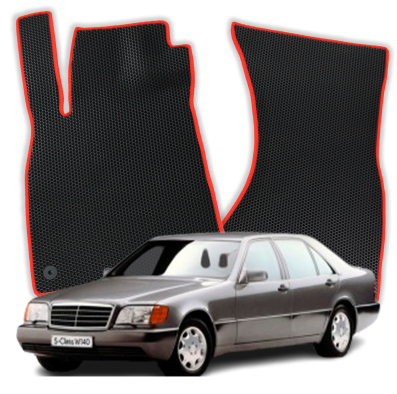 EVA Fußmatten für Mercedes-Benz S-Klasse W140 3 gen Limousine Kurzversion (1991-1998)
