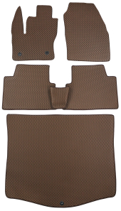 EVA Fußmatten für Ford Grand C-Max 5-Sitzer 2 gen Minivan (2010-2019)