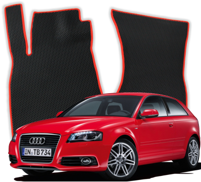 EVA Fußmatten für Audi A3 8P 2 gen Kompakt 3 Türer (2003-2013)