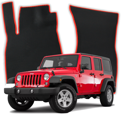 EVA Fußmatten für Jeep Wrangler JL 4 gen SUV 4 Türer Langversion (2017-2025)
