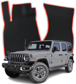 EVA Fußmatten für Jeep Wrangler 5-Sitzer Sahara 4 gen SUV 4 Türer (2017-2025)