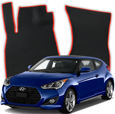 EVA Fußmatten für Hyundai Veloster Turbo 1 gen Kompakt 4 Türer (2011-2017)