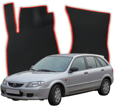 EVA Fußmatten für Mazda 323F BJ 6 gen Kompakt 5 Türer (1998-2003)