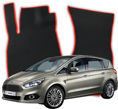 EVA Fußmatten für Ford S-Max 7-Sitzer Hybrid 2 gen Minivan (2014-2023)