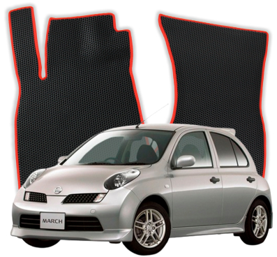 EVA Fußmatten für Nissan Micra K12 3 gen Kompakt 5 Türer (2003-2010)