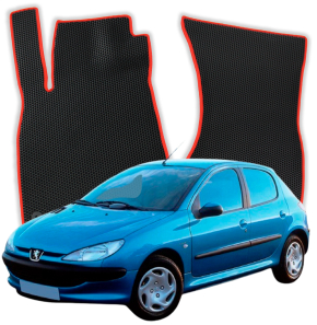 EVA Fußmatten für Peugeot 206 1 gen Kompakt 5 Türer (1998-2009)