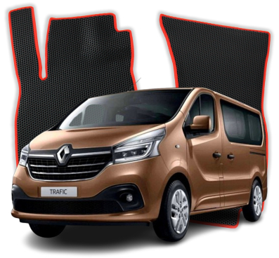 EVA Fußmatten für Renault Trafic 9-Sitzer 3 gen Minivan 4 Türer (2014-2025)