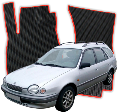 EVA Fußmatten für Toyota Corolla E110 8 gen Kompakt 3 Türer (1997-2002)