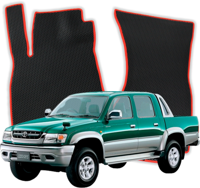 EVA Fußmatten für Toyota Hilux 6 gen Pick-up 4 Türer (1997-2005)