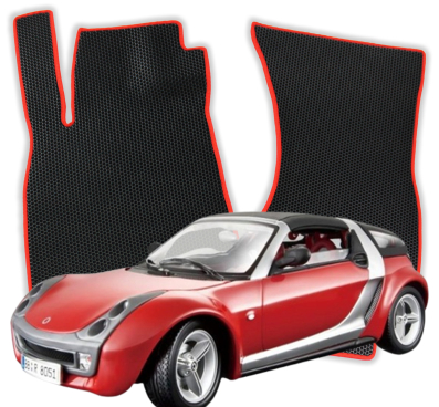 EVA Fußmatten für Smart Roadster 1 gen Cabrio 2 Türer (2002-2005)