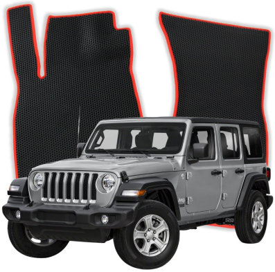 EVA Fußmatten für Jeep Wrangler 4 gen SUV 4 Türen Langversion (2020-2025)