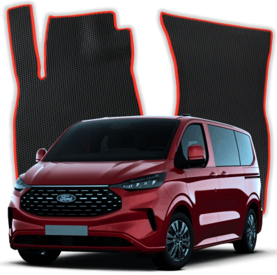 EVA Fußmatten für Ford Transit Custom 8-sitziger 2 gen Van 5 Türen (2023–2025)