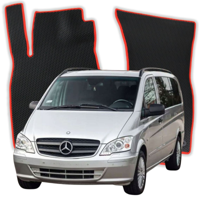 EVA Fußmatten für Mercedes-Benz Vito W639 2 gen Minivan 3 Türen Kurz (2003-2014)