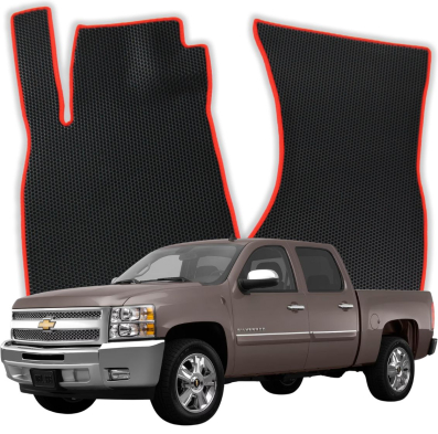 EVA Fußmatten für Chevrolet Silverado Quad Cab 3. Generation Pick-up 4 Türen (2013-2019)