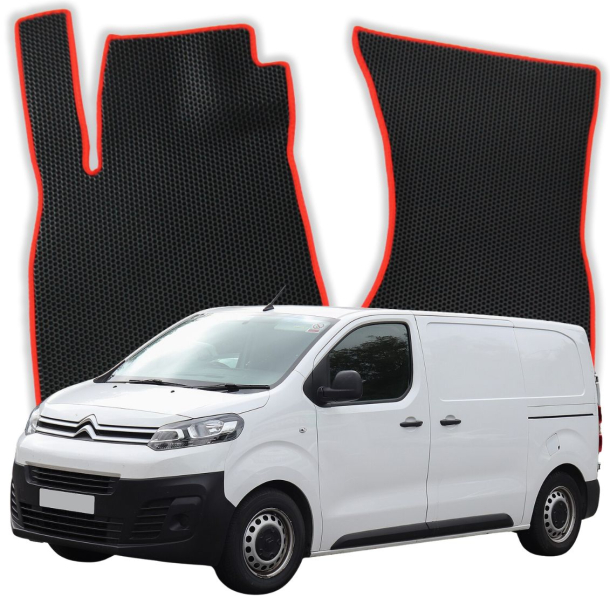 EVA Fußmatten für Citroën Jumpy 3-Sitzer 3. Gen Van 4 Türen (2016–2025 ...