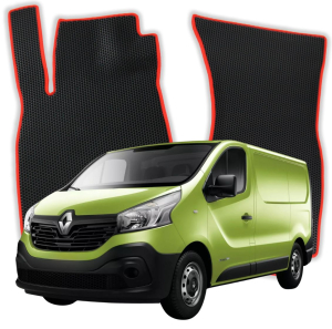 OMEVO EVA Fußmatten® für Renault Trafic 3-Sitzer 3 gen Minivan 3 Türen (2014-2025)