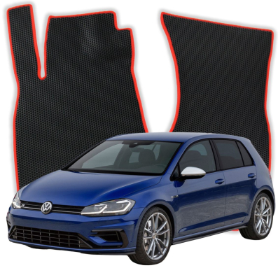 EVA OMEVO Fußmatten für Volkswagen Golf R MK7 7. Generation Hatchback 5 Türen (2012-2020)